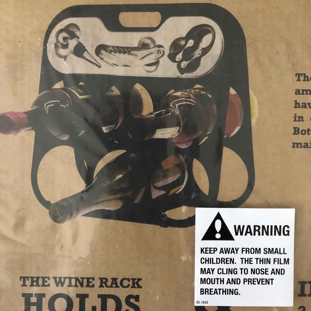 Portable countertop party Wine Bottle Rack Holder includes 3 bar tools
